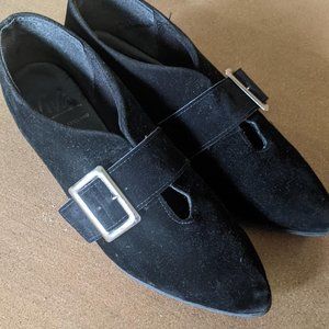 Vintage suede shoes made in England (1989)